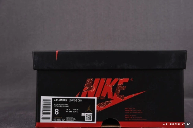 Reps LUCY Chinese 1 OG DD2233-001 Jordan Low New Year 0805
